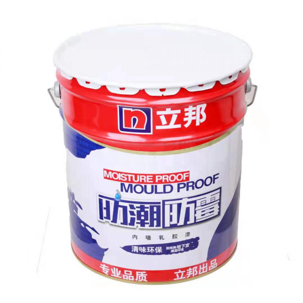 立··邦防水防霉五合一抗甲醛乳胶漆防潮地下室专用涂料内墙漆厨卫