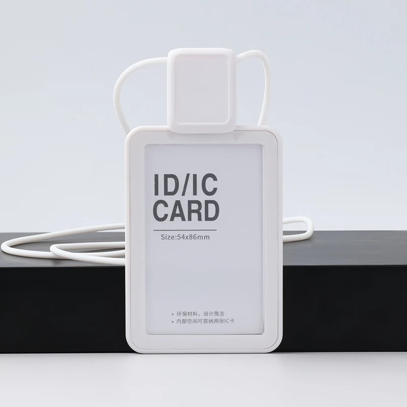 Youyibai high-end kreativni dvostrani prozirni set radnih kartica, oznaka za uvlačenje silikonske trakice, značka marke robna marka prilagođena 8827 bijeli vertikalni pojedinačni set