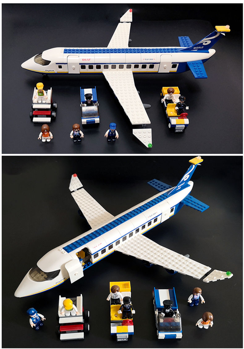 乐高lego积木飞机拼装玩具儿童男孩空中巴士机场612岁空中巴士