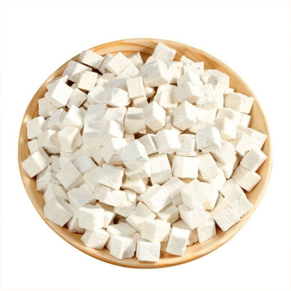 茯苓中药材野生无硫白茯苓块丁食用膏伏苓粉云南云苓茯苓500克泡水