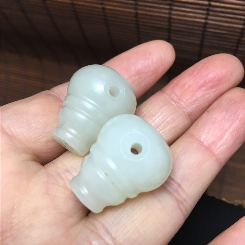 博皓定制珠宝玉石白玉分体一体三通佛头手链项链文玩配饰16mm一体