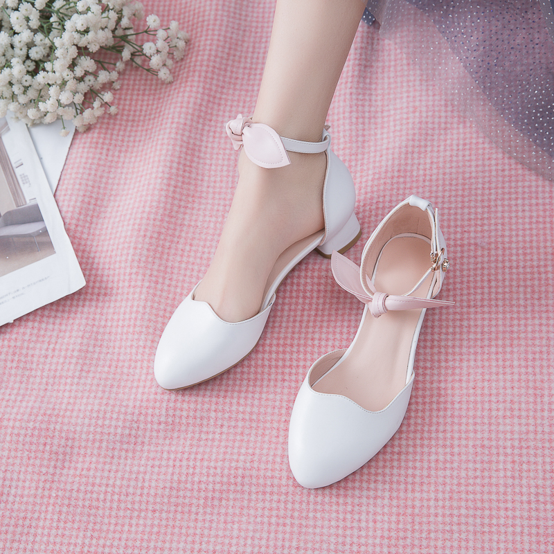 慕菲伦小学生凉鞋女带高根跟小女孩穿的女童鞋子儿童软底包头公主年