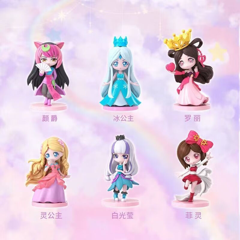 叶罗丽娃娃盲盒精灵摆件公主盲盒蛋糕摆件精灵梦女孩仙女玩具礼物全套