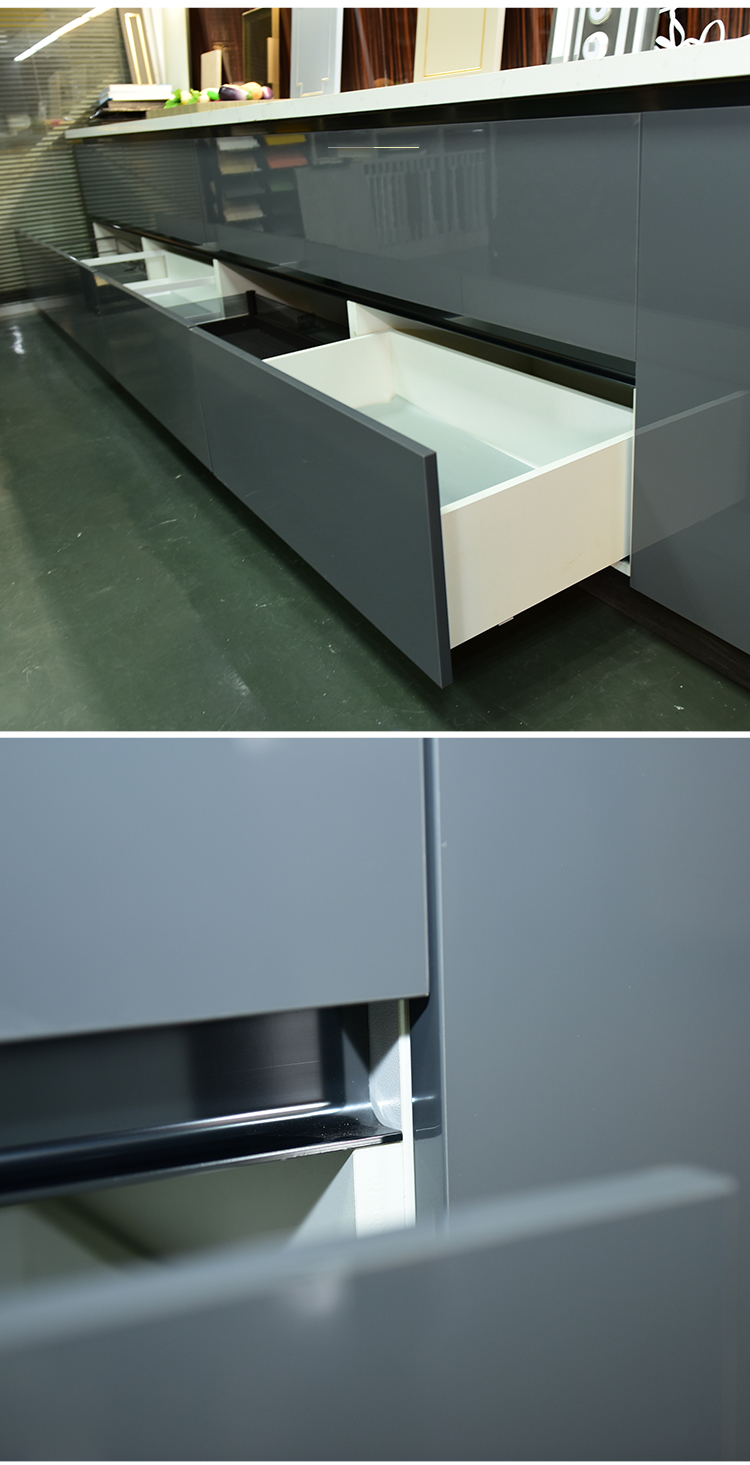 适用橱柜免拉手五金型材隐形配件柜体嵌入式拉手槽厨房下柜吊柜铝合金