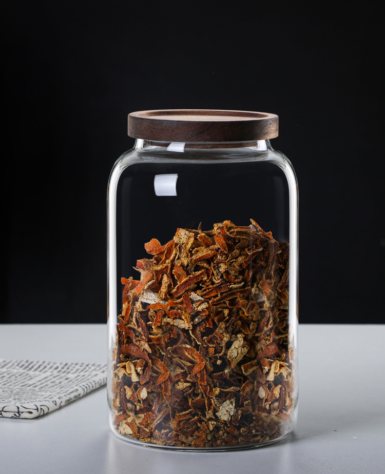 云翔四海 陈皮储存罐陈皮罐大容量陈皮罐子大号密封罐枸杞茶叶罐青柑