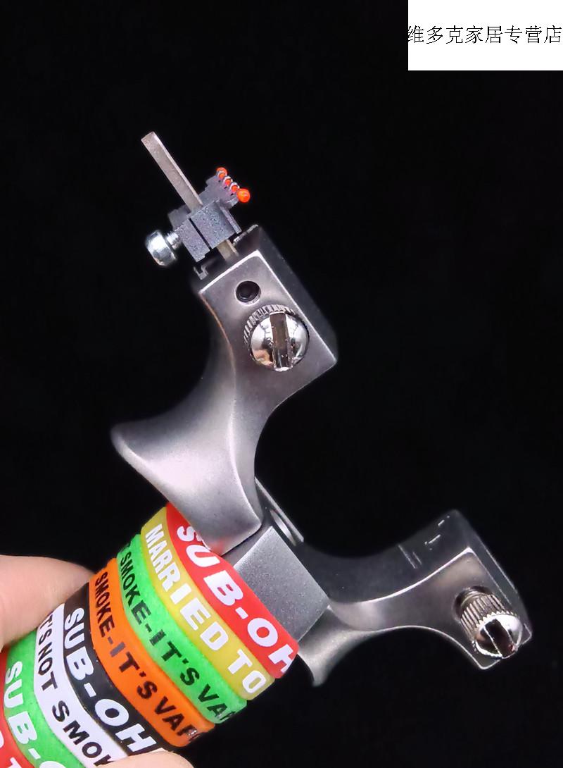 鸡王弹弓高精度大全威力大玩具扁皮筋弹弓户外弓箭高背弓 8422鸡王