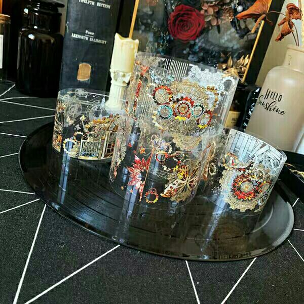 仓梵neverland孤寂沉溺胶带手帐公社pet和纸三周年台产沉溺孤水晶胶带