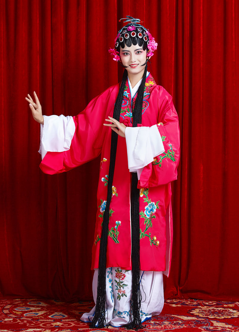 戏剧头饰戏曲女花旦全套鬓花头花戏曲青衣配件偏凤水钻京剧古装俏花旦