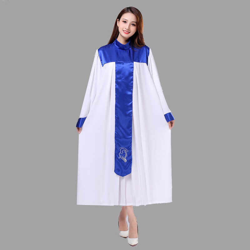 圣服圣衣指挥服牧师服主持人大合唱服演出服装长老服受洗服圣诗服