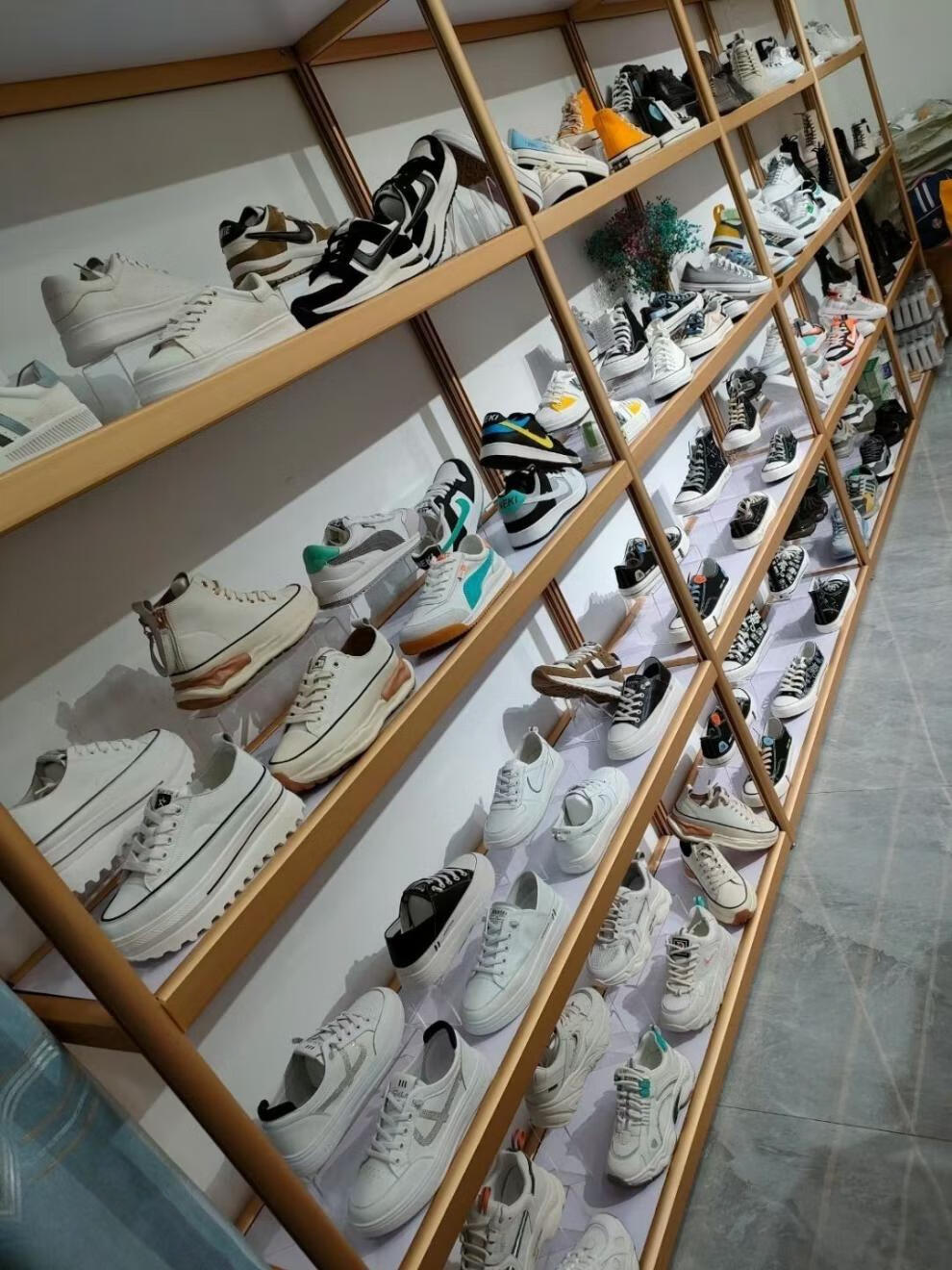 定做鞋店展示架包店货架商场卖场精品鞋架商铺男女鞋货架童鞋货架1米