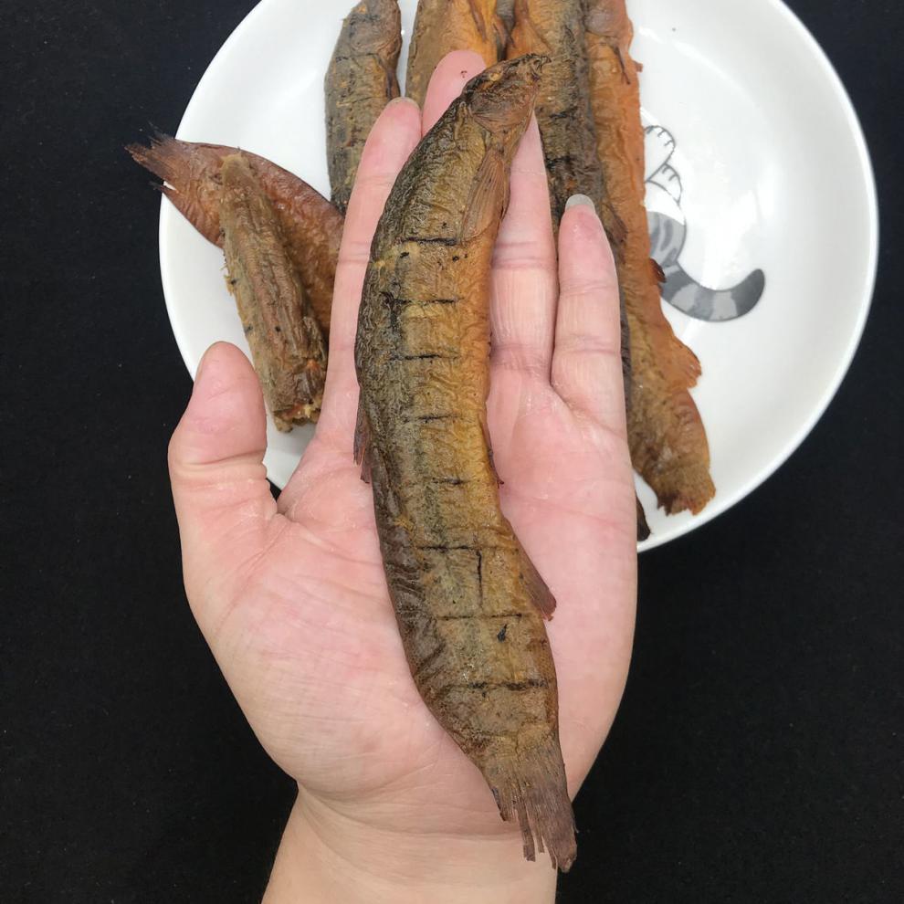 河北保定白洋淀特产熏鱼熏海泥鳅真空包装熏锅包鱼泥鳅熟食制品 【河