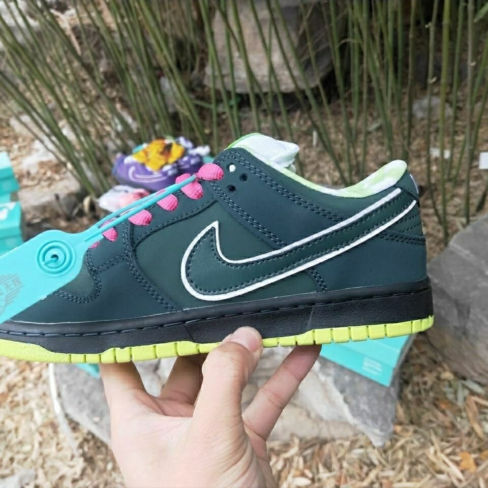 dunk板鞋男女同款 绿龙虾 街头潮鞋板鞋气垫鞋女子低帮校园滑板鞋.