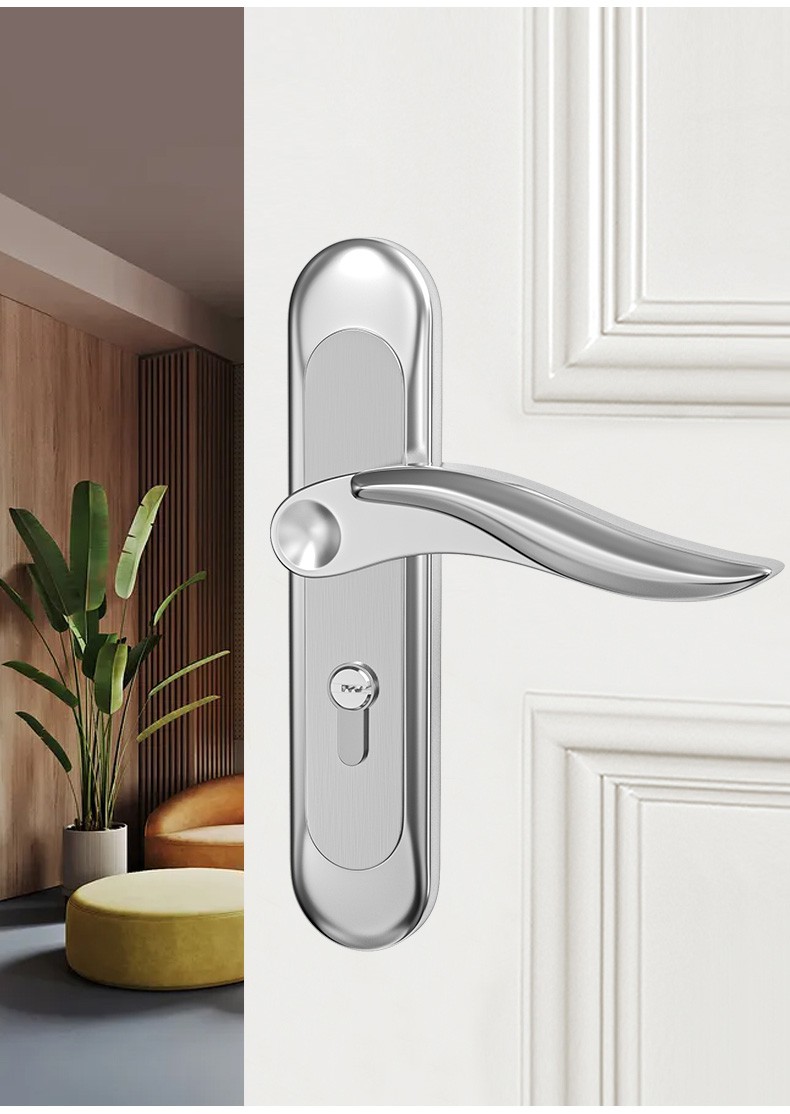 卧室门锁室内家用通用型房门木门锁具可调节门把手手柄锁体房间锁a款