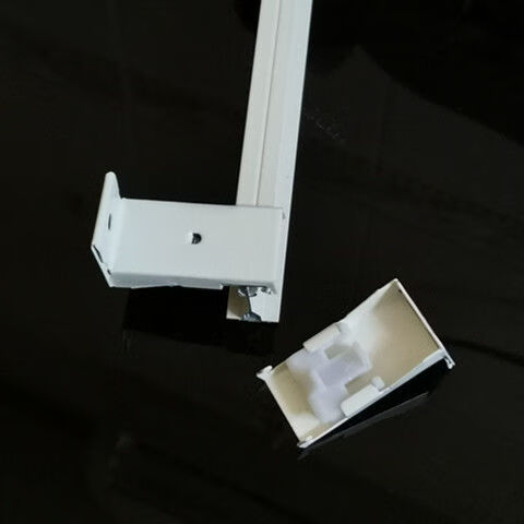 漾族窗帘轨道安装码配件支架固定卡子卡扣老式侧装顶装窗帘杆直轨弯轨