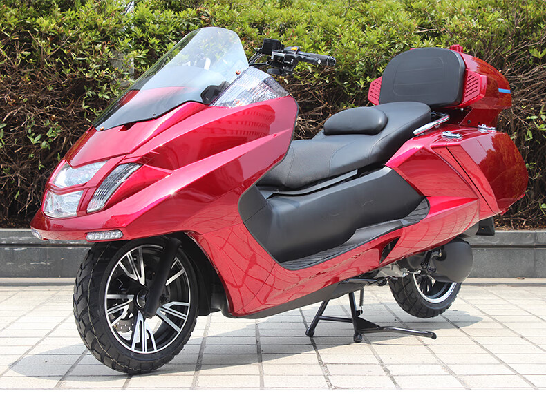 马杰斯t2大绵羊旅行车巡洋舰大踏板燃油国四电喷摩托车整车可上牌香槟