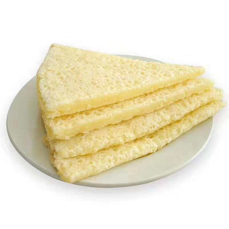 内蒙古鲜奶皮子半干奶皮奶皮卷湿奶皮宝宝奶酪生酮干奶皮90克左右2张