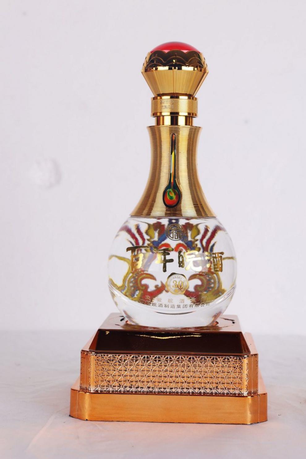 上海可发百年皖酒百年皖酒30安徽白酒浓香型纯粮食酒价4瓶装41度500ml