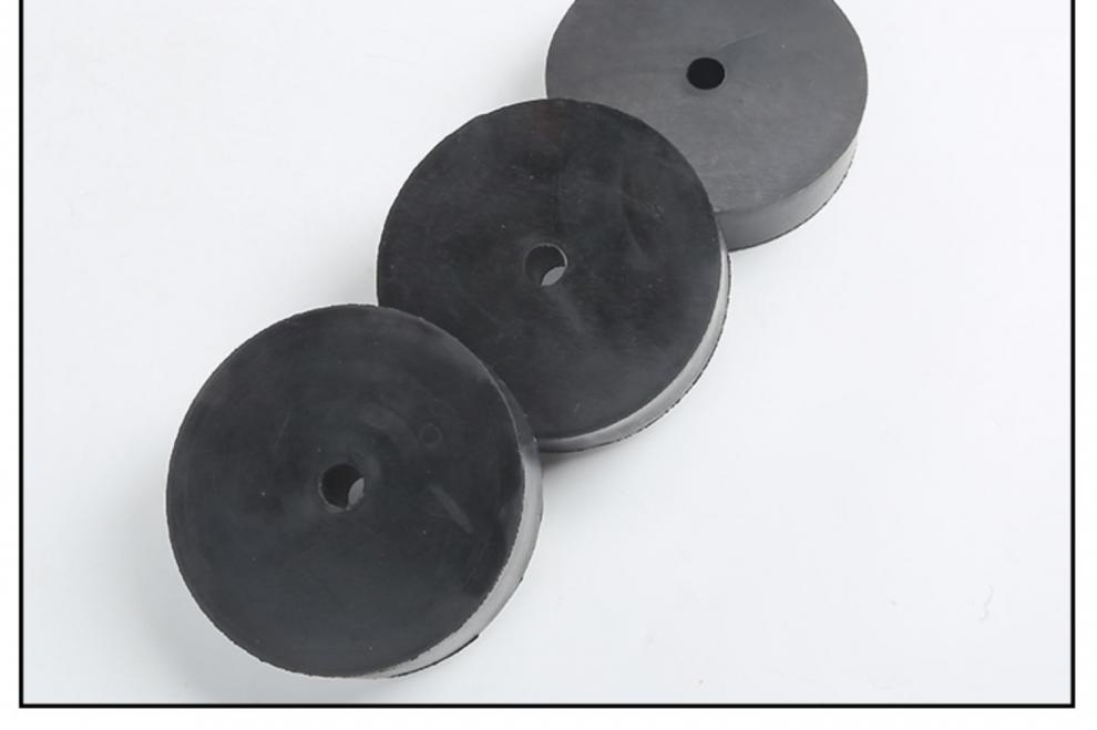 橡胶减震垫圆形工业设备机械缓冲防震垫加厚高弹隔音降噪垫块外径50mm