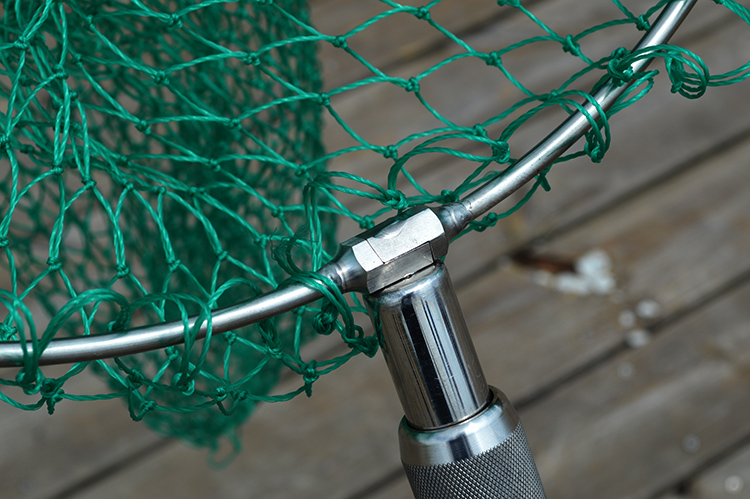 抄网大物不锈钢抄网鲟鱼青鱼抄网不锈钢伸缩抄网加厚加粗杆鱼网兜巨物