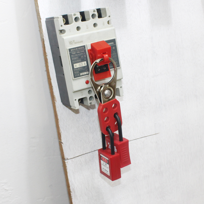 适用于6孔安全搭扣锁具钢制六联孔锁排锁多人挂锁防爆1寸1.