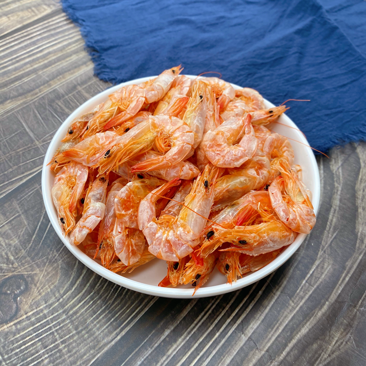 汕尾特产潮汕虾干即食干虾中号对虾干虾海虾干500g海鲜干货烤虾干 中