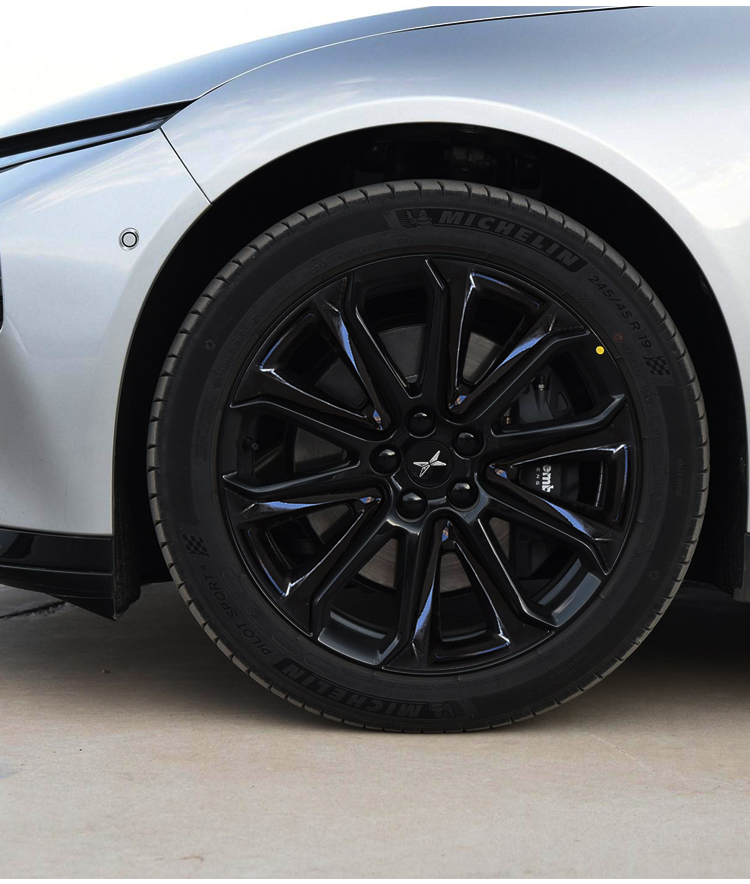 小鹏p7轮毂盖适用于轮毂装饰盖鹏翼版改装19寸改色改装饰罩 小鹏p7-19