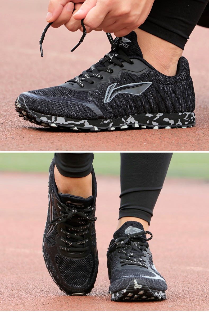 李宁跑步鞋男中考体育专用鞋立定跳远鞋体考训练体测鞋学生运动鞋