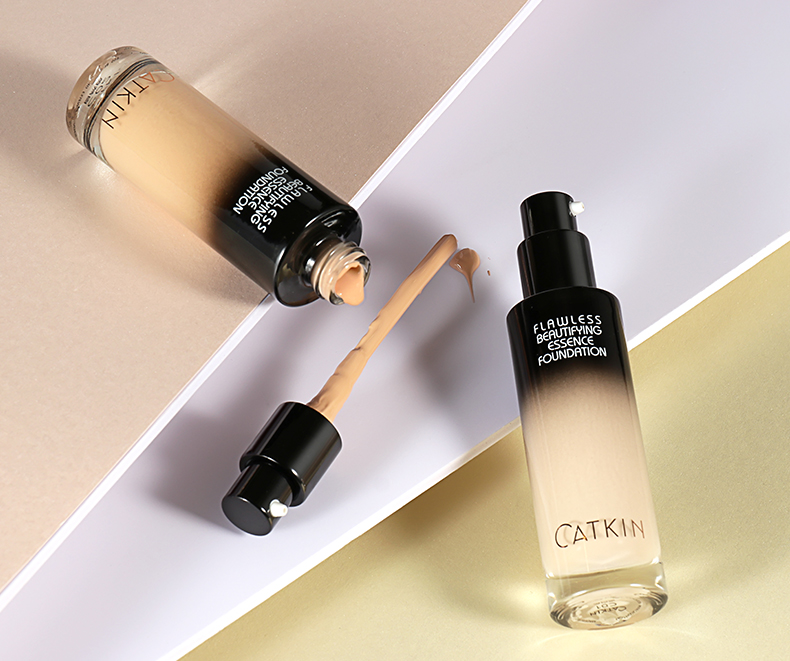 卡婷catkin卡婷粉底液无感舒盈菁华粉底液水润遮瑕控油保湿强裸妆粉底