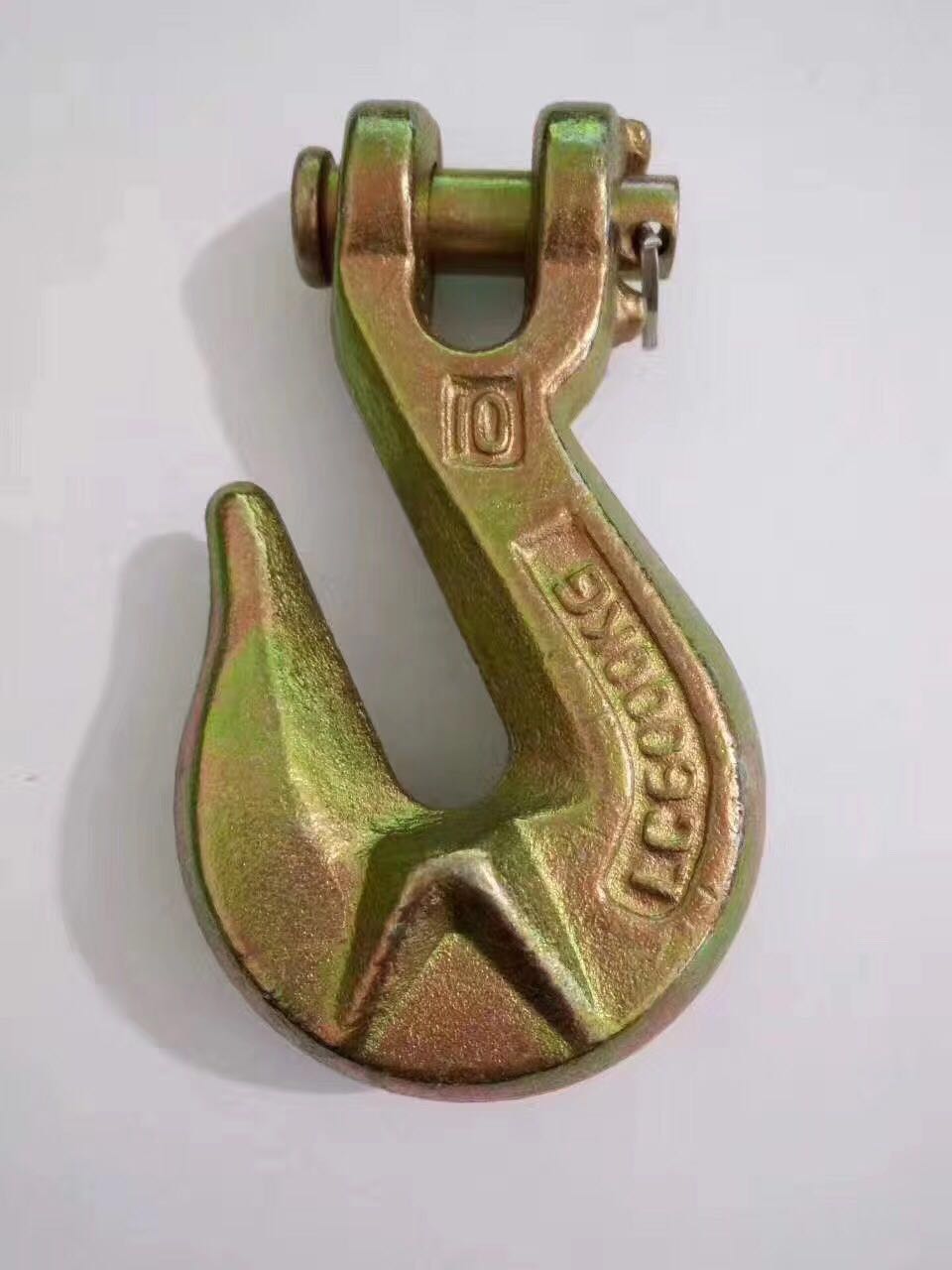 吊钩羊角钩行车吊车挂钩链条钩美式抓钩澳式带翅羊角钩高强度起重谦设