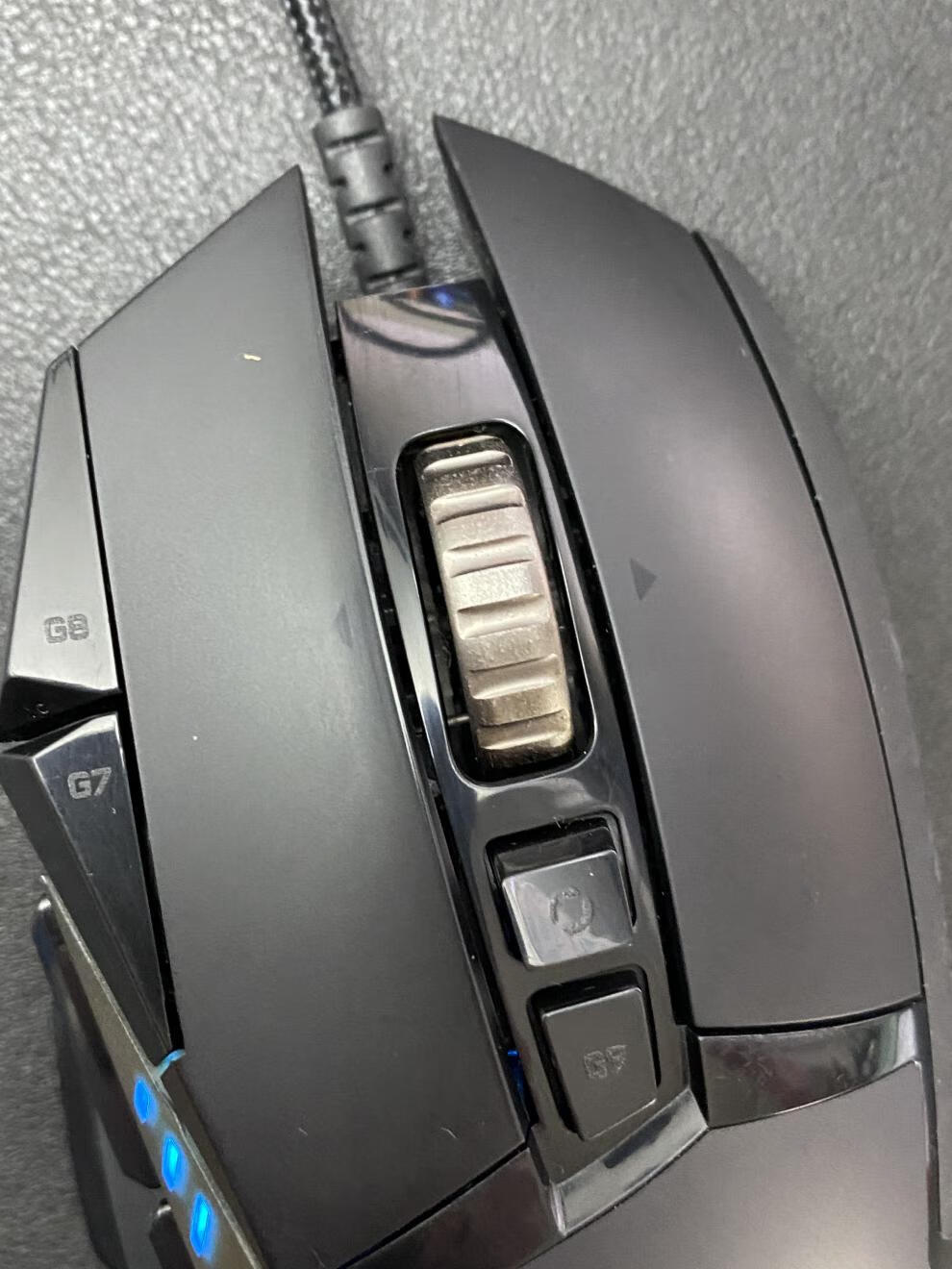 罗技(g)鼠标g502 g402 g302游戏吃鸡背光电竞绝地求生吃鸡宏lol g302