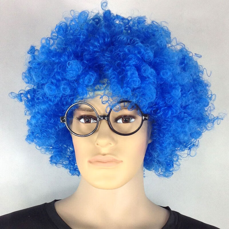 搞笑头套大爆炸头假发男女通用逼真舞台小品舞会演出搞笑表演摇滚假发