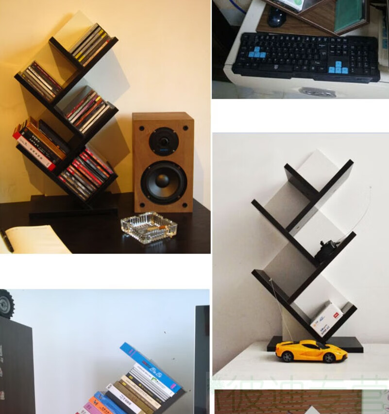 cd架子木质置物光碟片光盘收纳架电视柜摆件装饰架影碟架桌面生活日用