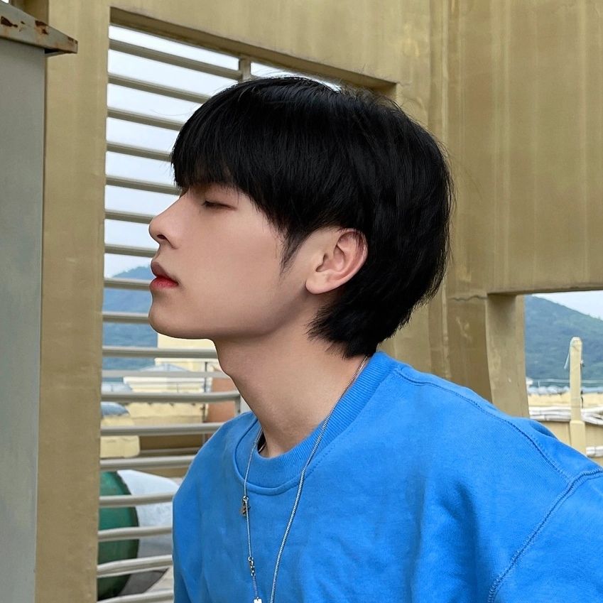 仿真假发男生帅气自然齐耳可齐可斜刘海短直发蓬松碎盖军训学生头奶奶