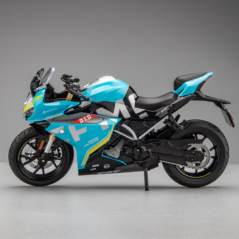 春风250sr摩托车模型玩具仿真合金机车车模男孩收藏摆件礼物 春风250