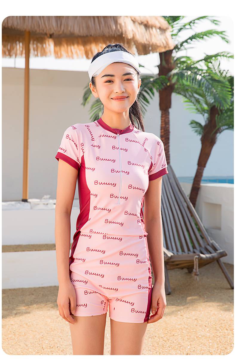 学生泳衣女中学生大码 少女大童泳衣连体训练初中学生大码游泳专用