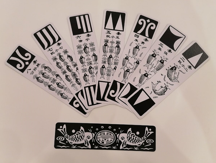 长条牌老年娱乐东北小牌水浒人物长牌南通扑克pvc蜜蜂看牌 福牌背无