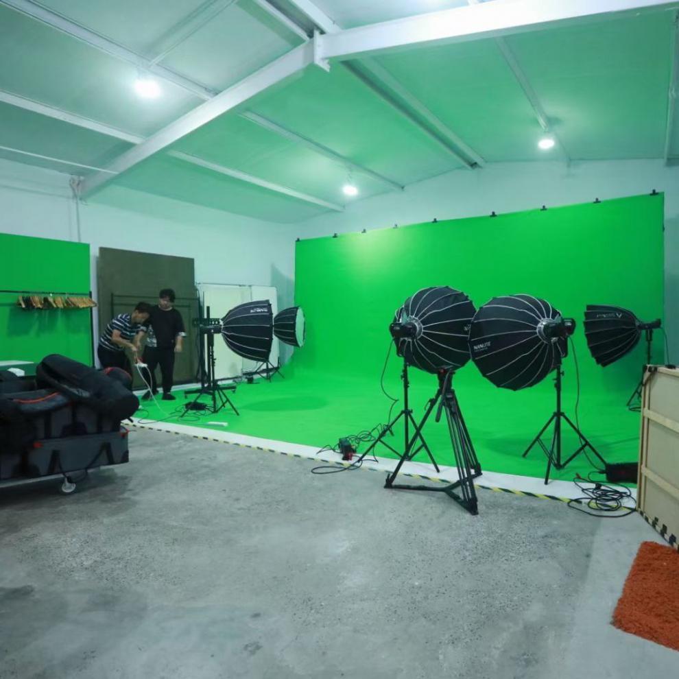 直播新款绿布背景布绿幕抠图加厚背景布主播ins背景布影棚幕布黑蓝色