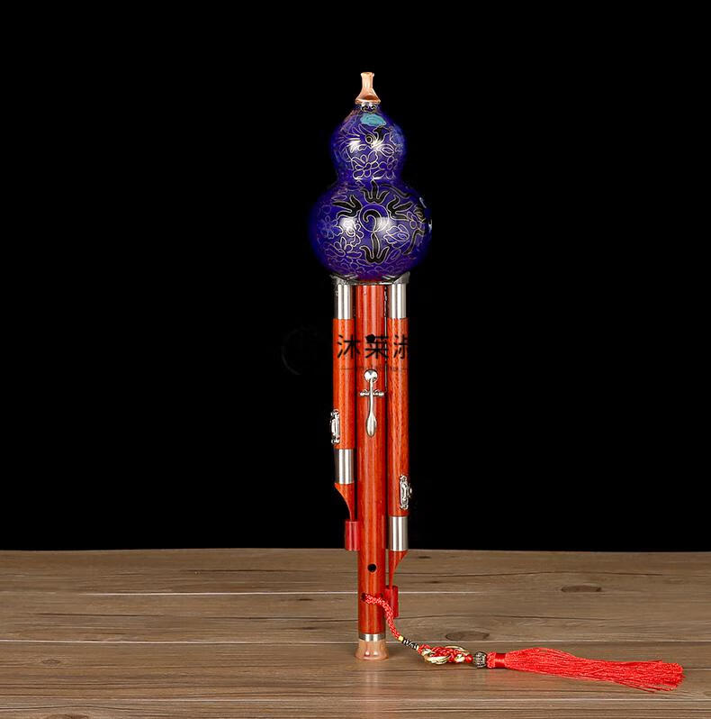 王大叔加键七孔葫芦丝王大叔七孔加键葫芦丝景泰蓝乐器c/g/f调演奏型