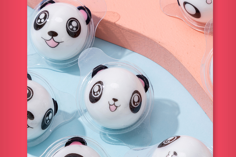 3d卡通造型熊猫糖果夹心软糖胖墩熊宝休闲网红儿童零食毕业季礼物 3d