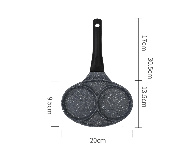 鸡蛋汉堡机多孔不粘锅小平底锅家用早餐煎饼锅煎蛋神器蛋饺锅模具