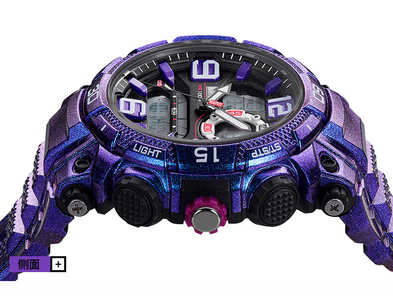 casio卡西欧联名漫威联名手表男学生潮流2021新款限量版钢铁侠初高中