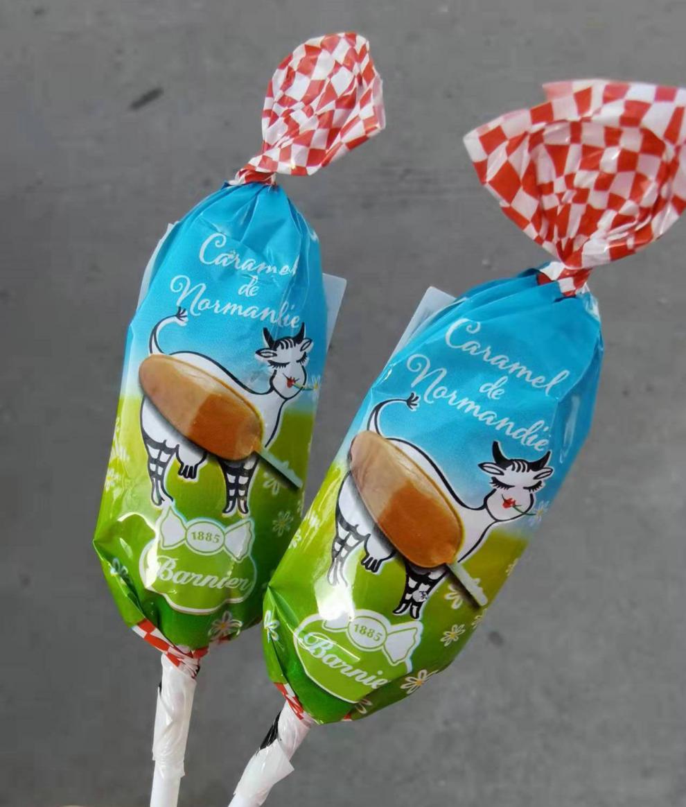 法国进口巴尼尔棒棒糖 barnier什锦口味 水果可乐焦糖太妃 桔子味10支