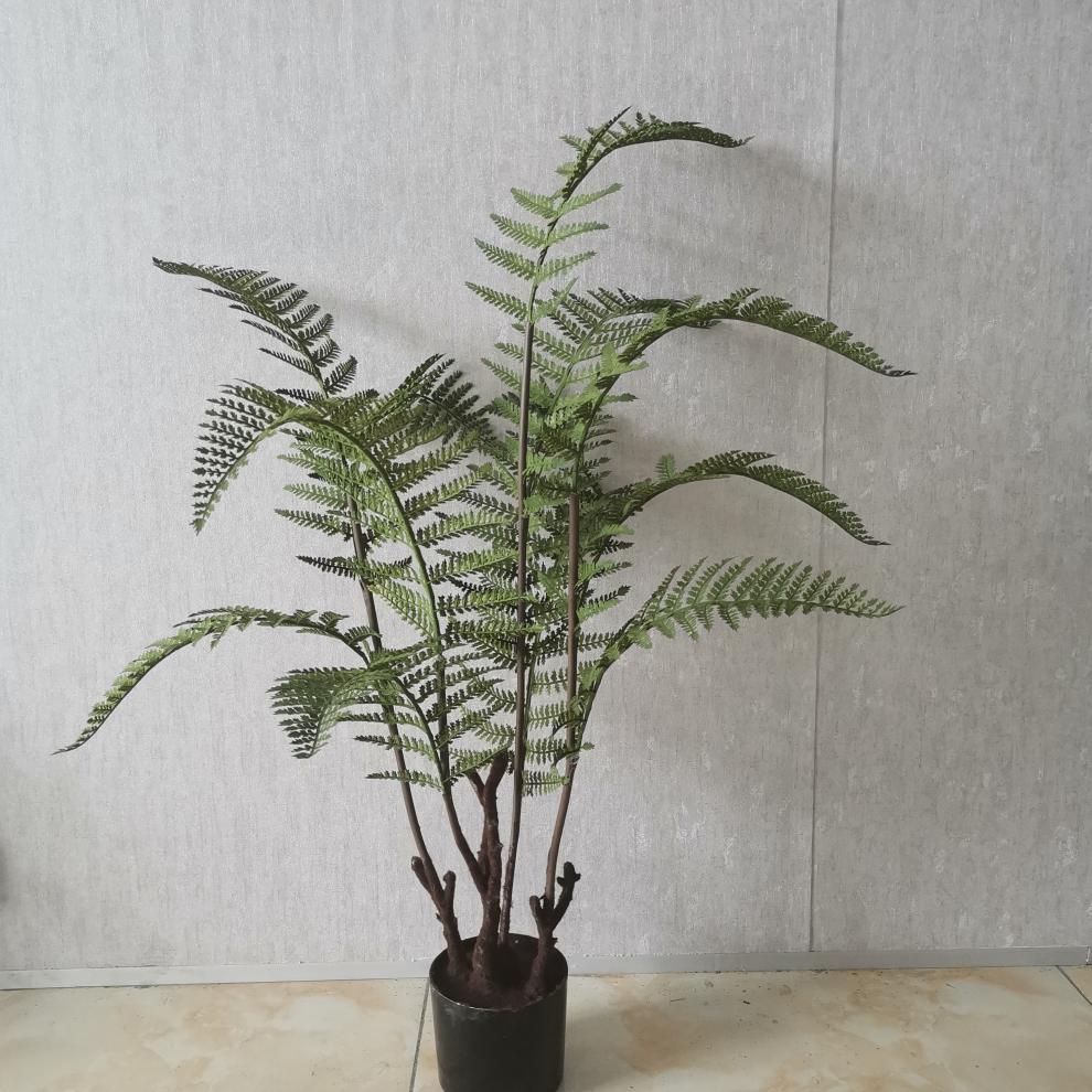 仿真绿植北欧盆景室内外仿真马尾蕨树落地样板房室内外假植物波斯蕨类