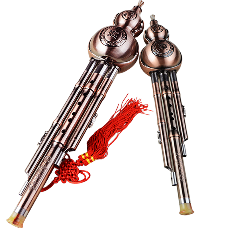 【精选】葫芦丝乐器c调降b调初学儿童学习葫芦丝学生演奏款葫芦笛配盒