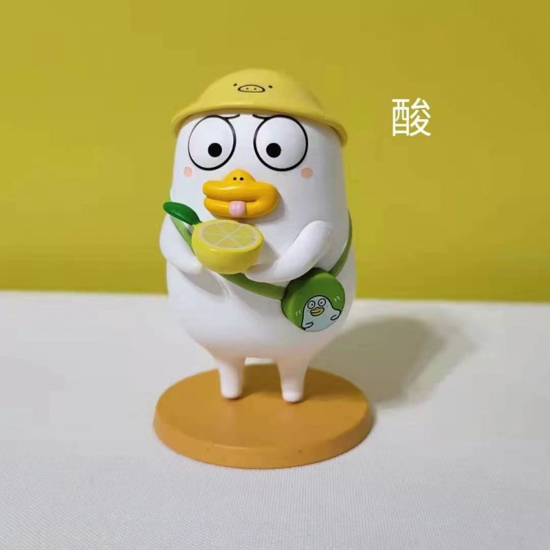 小刘鸭表情包盲盒潮玩公仔摆件干杯开心隐散货无盒卡自营礼物 隐藏
