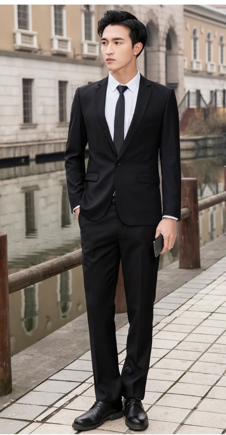 苹果西服套装男士外套韩版修身伴郎新郎结婚商务休闲职业正装小西装男
