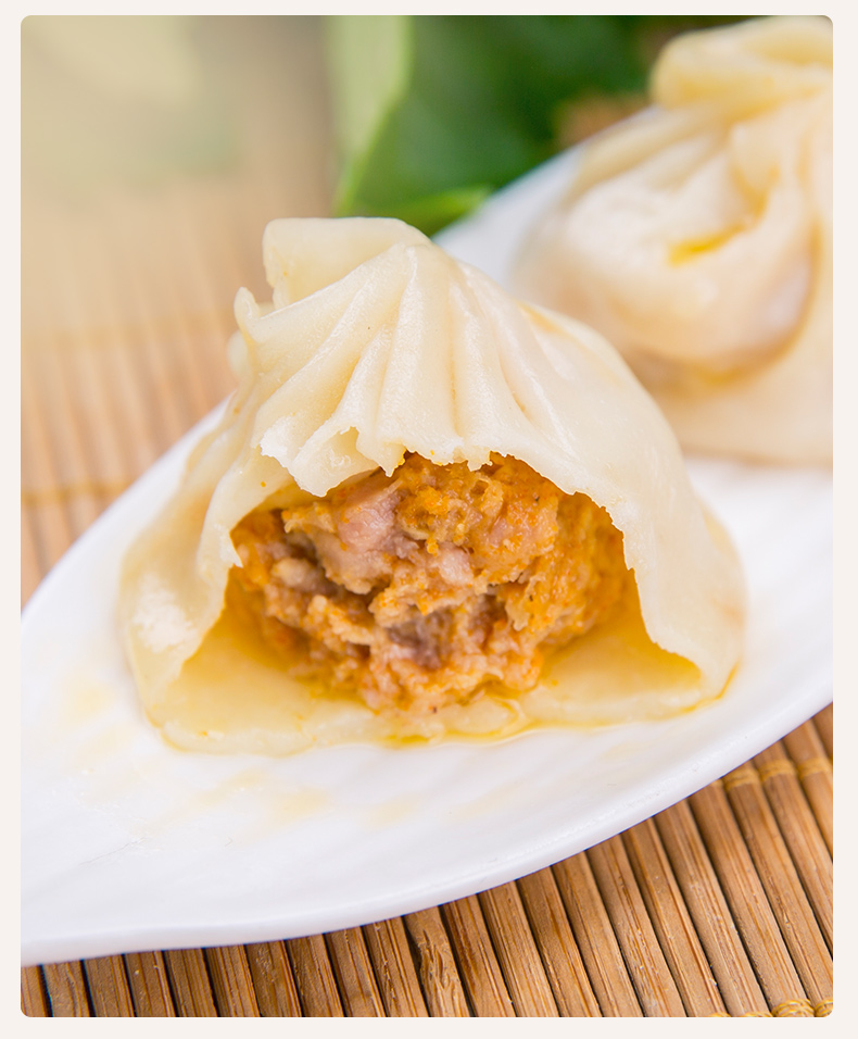 知味观蟹黄知味小笼包250g*2 早餐包子方便灌汤包 蟹黄知味小笼包250g