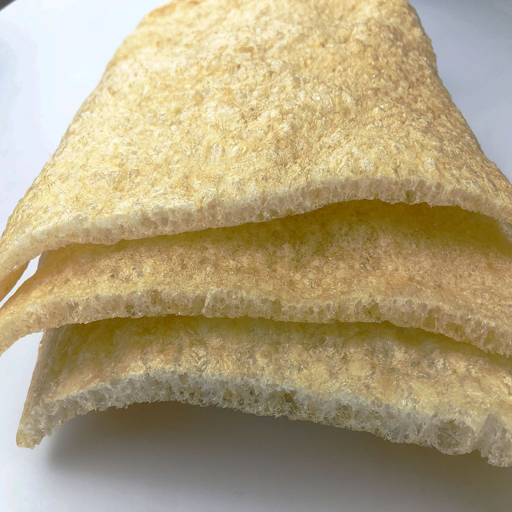 上海特产国明三林塘肉皮油炸猪皮肚500克油发猪皮250克1包半斤