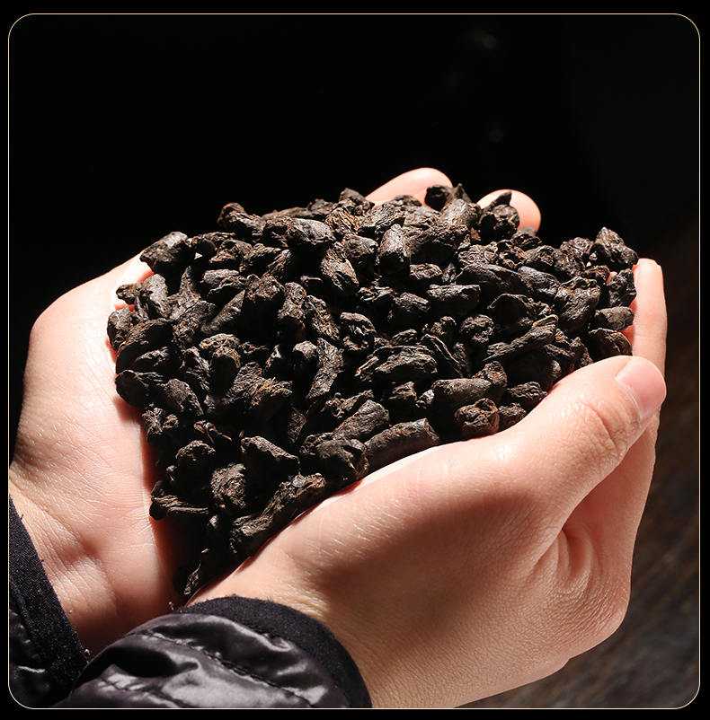 5折糯米香碎银子茶化石1000克云南十年老班章古树熟茶叶老茶头1000g