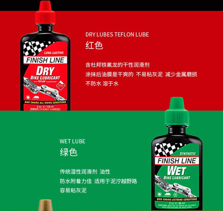 终点线链条油finishline链条油自行车润滑油山地公路车链条保养油蜡性